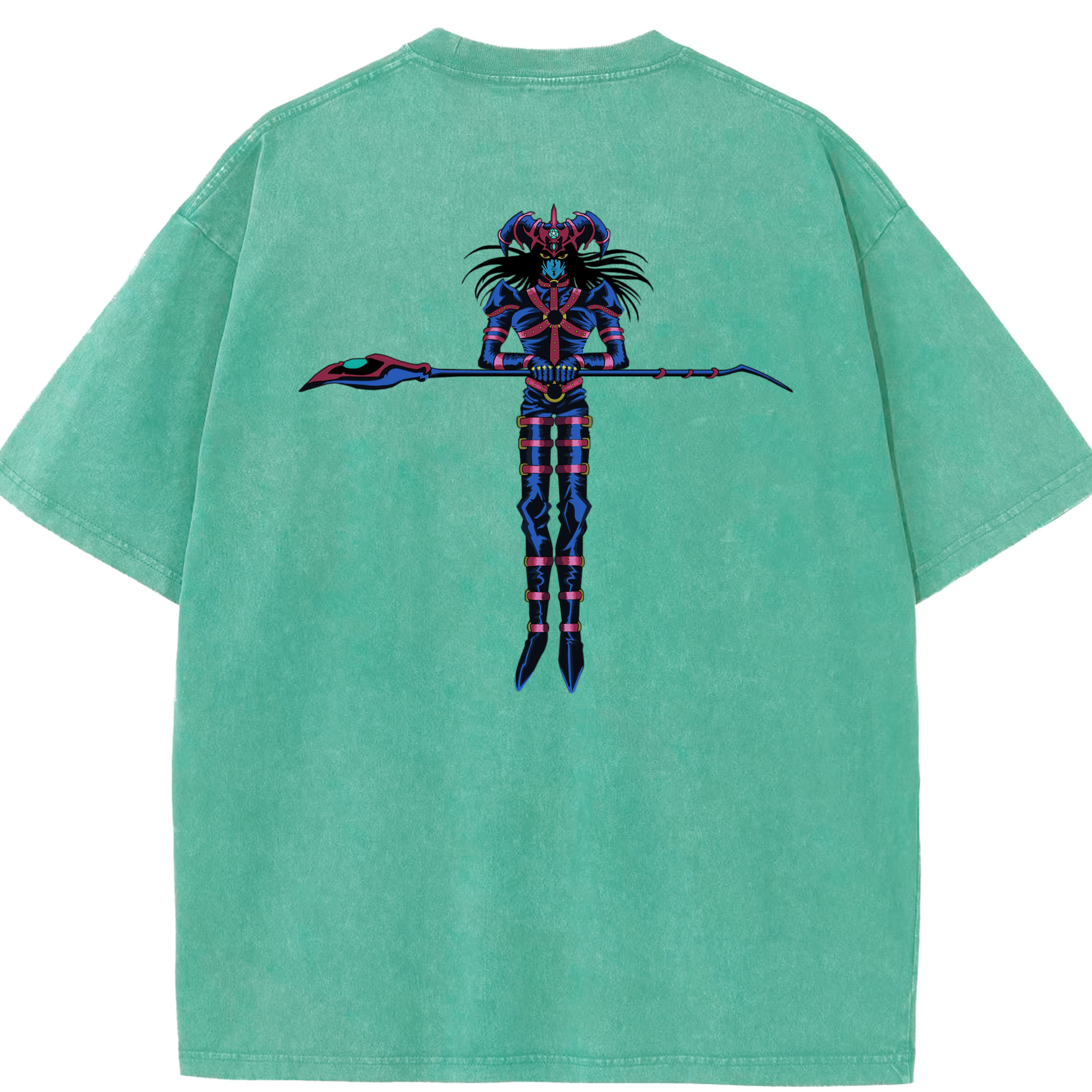 （画像用） 遊☆戯☆王 Yu-Gi-Oh! 綿100% ヴィンテージ風 半袖Tシャツ（背面プリント）
